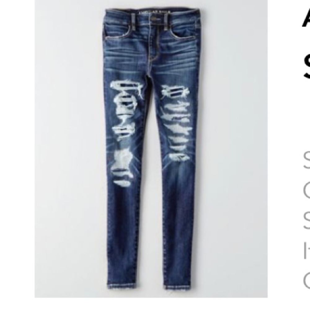 High waisted jegging